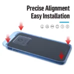 Vidrio Blueo Transparente Con Aplicador IPhone  12 Pro Max - Image 4