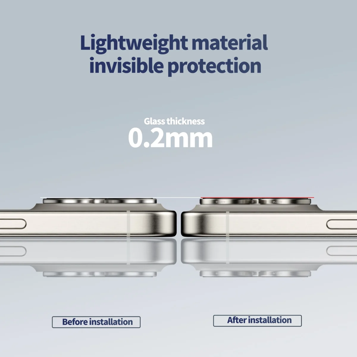 Lente De Camara Blueo Sapphire Crystal iPhone 15 Pro Max - 15 Pro - Image 7