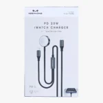 Cargador iWatch Trenzado 2 en 1 20W 1.2MT KEEPHONE