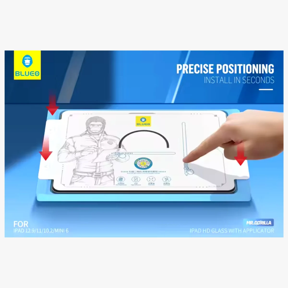 Protector de Pantalla de Vidrio Templado iPad pro 11´´ 2021 - Image 3