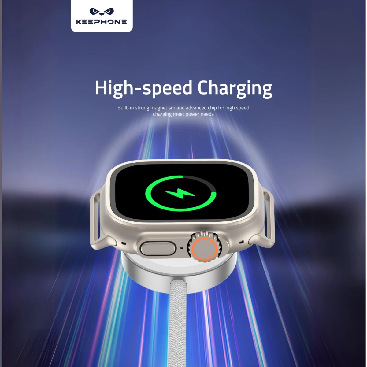 Cargador iWatch Magnético de 1MT KEEPHONE - Image 5