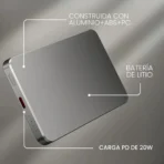 Bateria Portatil Inalambrica Magsafe PowerBank 5000mAh - Titanio Oscuro - Image 4
