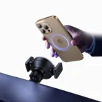 Soporte Para Carro Semiautomático Ventilación Holder Magnético 15W - Image 5