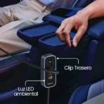 Cargador Para Carro Largo Multi Puerto Carga Rápida 107W - Oro Rosa - Image 6