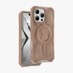 Estuche resistencia militar AntiGolpes Monarch Para Iphone 16 Pro - Marrón