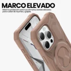 Estuche resistencia militar AntiGolpes Monarch Para Iphone 16 Pro - Marrón - Image 6