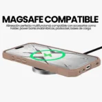 Estuche resistencia militar AntiGolpes Monarch Para Iphone 16 Pro - Marrón - Image 7