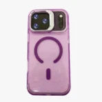 Estuche AntiGolpes Con brillos Para iphone 17 Pro Morado
