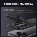 Estuche Protector Con Protector de cámaras Nillkin Para iPhone 17 Pro Max Negro - Image 7