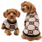 Ropa para mascota camisa para perro GUCCI - BEIGE L