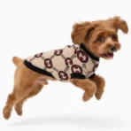 Ropa para mascota camisa para perro GUCCI - BEIGE L - Image 7