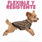 Ropa para mascota camisa para perro Fendi - MARRÓN L - Image 5