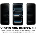 Vidrio Templado Antiespia Dureza 9H + Kit de colocación Para Iphone 16 Pro - Image 2