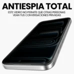 Vidrio Templado Antiespia Dureza 9H + Kit de colocación Para Iphone 16 Pro - Image 7