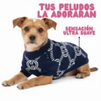 Ropa para mascota camisa para perro GUCCI - AZUL L - Image 2