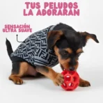 Ropa para mascota camisa para perro Fendi - GRIS L - Image 3