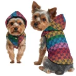 Ropa Para Mascota Chaleco Con Capucha Gucci Ropa Duradera - XS