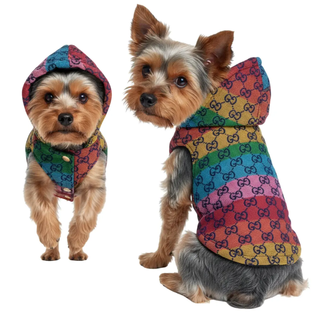 67 Ropa Para Mascota Chaleco Con Capucha Gucci Ropa Duradera - XS - Image 1