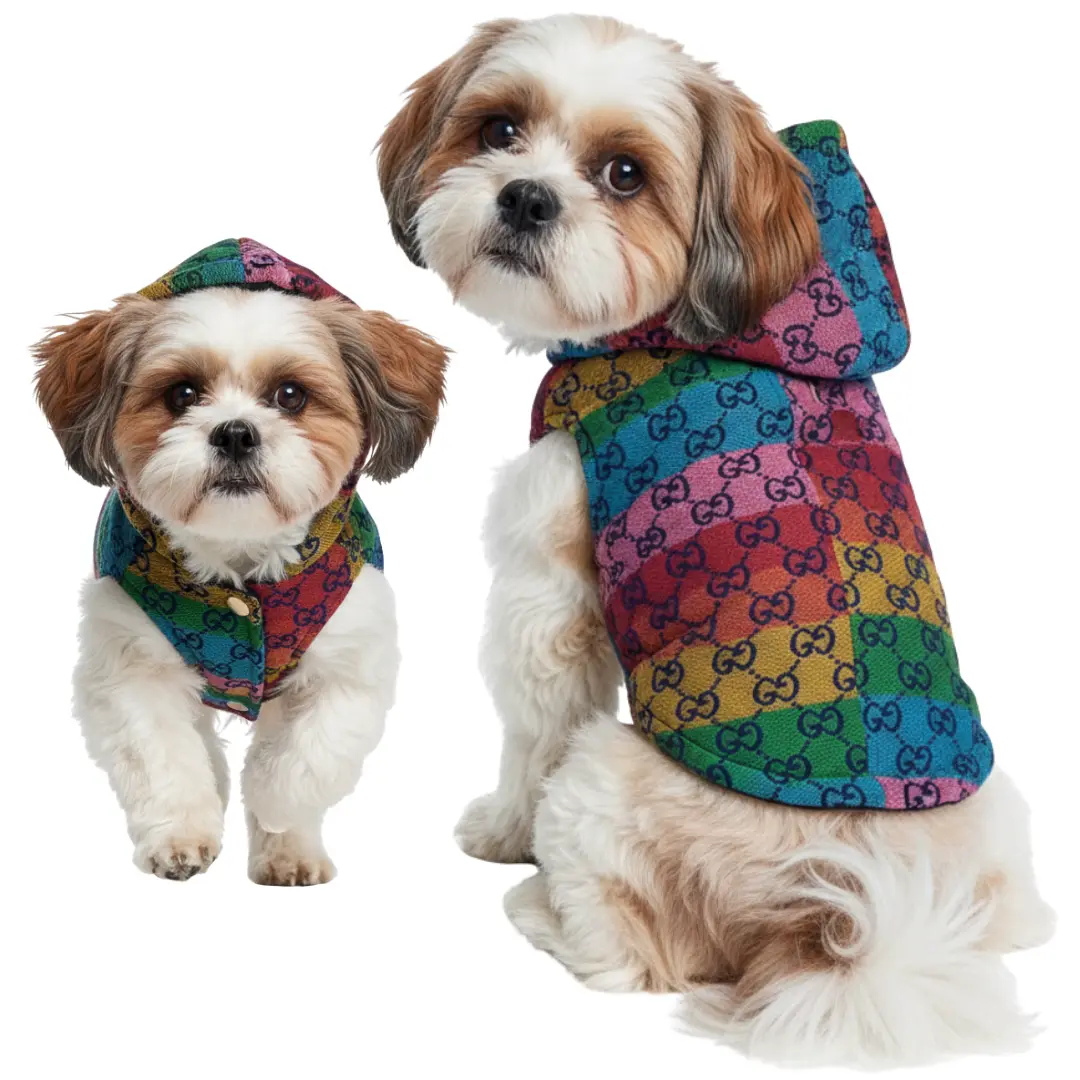 68 Ropa Para Mascota Chaleco Con Capucha Gucci Ropa Duradera - M - Image 1