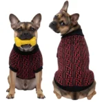 Ropa para mascota camisa para perro Fendi - ROJA L
