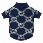 Ropa para mascota camisa para perro GUCCI - AZUL L - Image 7
