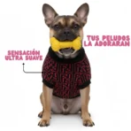 Ropa para mascota camisa para perro Fendi - ROJA L - Image 4