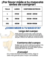 Ropa para mascota camisa para perro GUCCI - AZUL L - Image 3