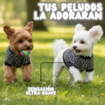 COMBO de 3 Piezas de camisa para mascota Ropa para perro Fendi - (rojo - blanco - Marron) M - Image 6