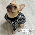 Ropa para mascota camisa para perro Fendi - BLANCA Y NEGRA XL - Image 5