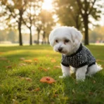 Ropa para mascota camisa para perro Fendi - BLANCA Y NEGRA XL - Image 7