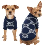 Ropa para mascota camisa para perro GUCCI - AZUL L