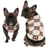Ropa para mascota camisa para perro GUCCI - BEIGE XXL