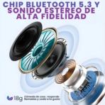 Audífonos Bluetooth Abiertos Inalámbricos G-Tide Touch - MORADOS - Image 2