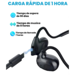 Audífonos Bluetooth Abiertos Inalámbricos G-Tide Touch - MORADOS - Image 3