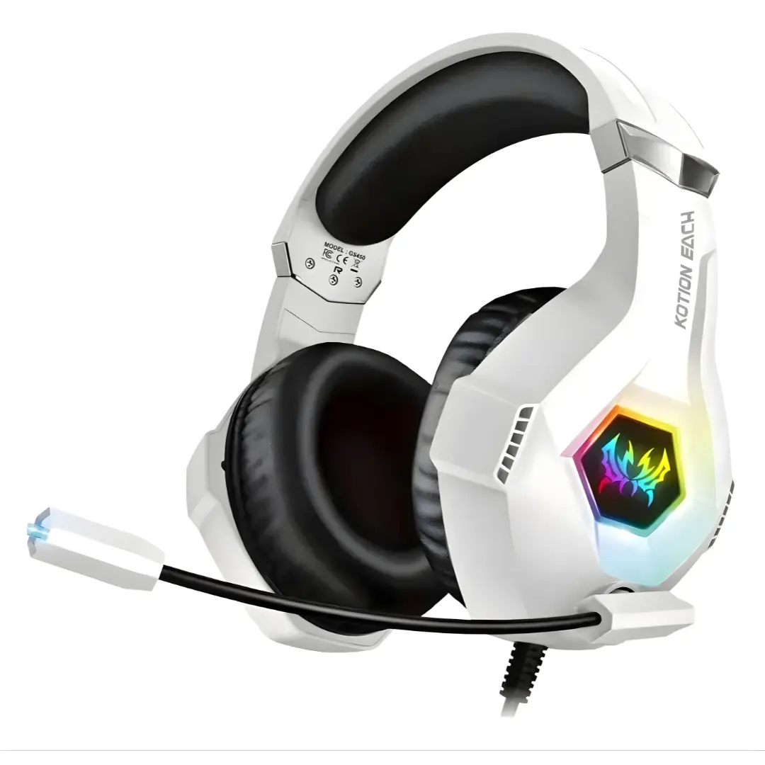 161 Diademas Gamer Rgb Alambricas - Blancos - Image 1