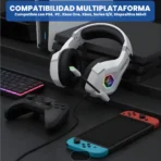 Diademas Gamer Rgb Alambricas - Blancos - Image 7