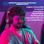 Diademas Gamer Rgb Alambricas - Blancos - Image 2