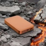 Powerbank Glossy 5000mAh Bateria Portatil - NARANJA - Image 5