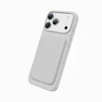 Estuche Antigolpes Tipo cuero Peekaboo 17 Pro Max - GRIS - Image 2