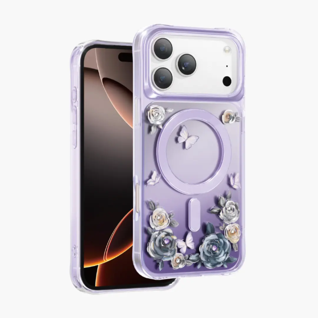 97 Estuche Antigolpes Roseland 17 Pro Max - MORADO - Image 1