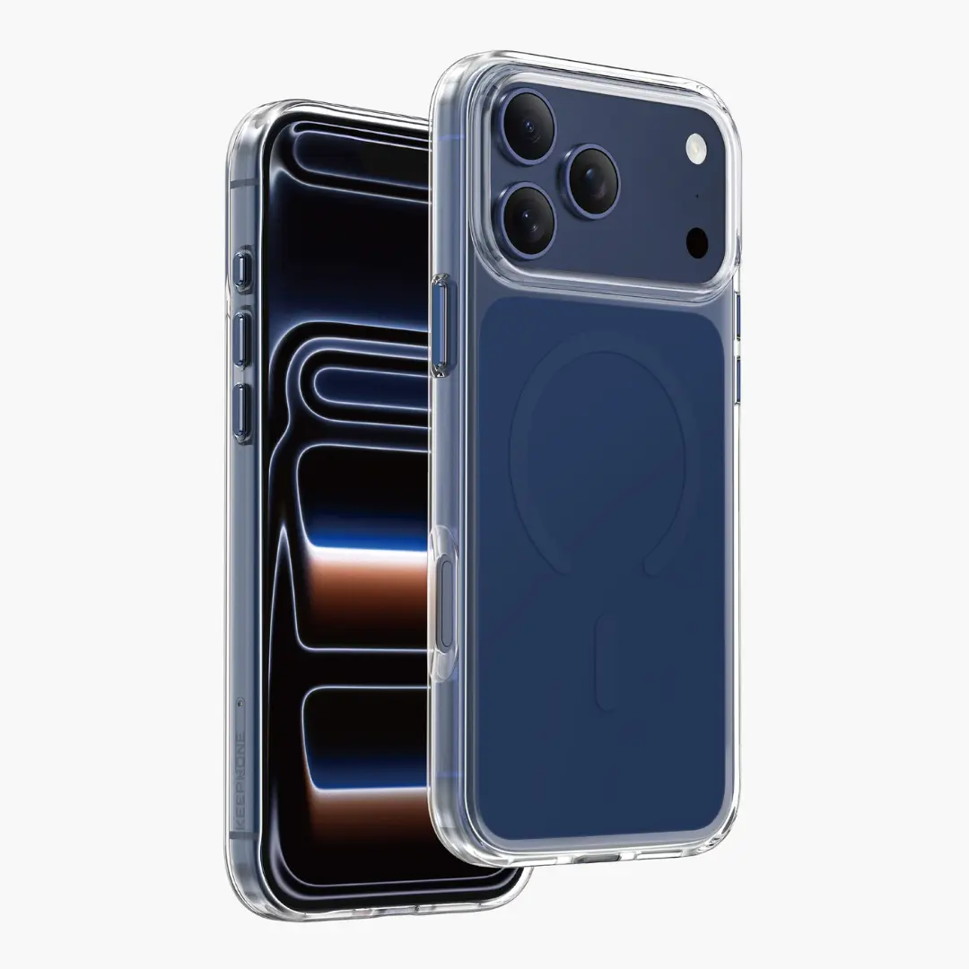 103 Estuche Antigolpes Rebbeca Para 17 Pro Max - Azul - Image 1