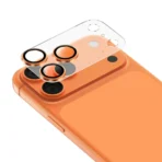 Lentes Protectores De Camara Completo Para Iphone 17 Pro Max - Naranja