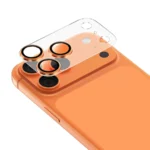 Lentes Protectores De Camara Completo Para Iphone 17 Pro Max - Naranja
