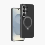 Estuche Antigolpes Cuero Sintetico Para Samsung s26 Ultra - Negro