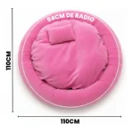 Cama Para Mascota Dona Grande Cojín Suave Ligero Lavable - Image 6